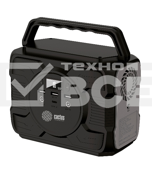 Портативный аккумулятор Cactus CS-PCS172 48000mAh 2.1A 2xUSB черный/серый