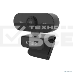 Веб-камера CBR CW 852FHD Black с матрицей 2 МП, разрешение видео 1920х1080, USB 2.0, встроенный микрофон с шумоподавлением, фикс.фокус, крепление на мониторе, длина кабеля 1,5 м, цвет чёрный, фото2