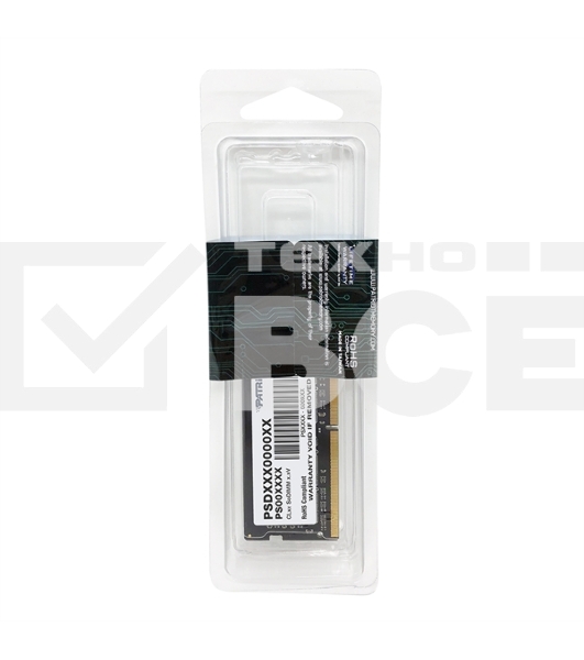 Оперативная память Patriot Signature, DDR4, 8GB (1x8 GB), 2133 MHz, CL15, SO-DIMM