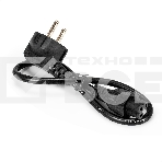 Кабель питания ноутбуков ExeGate Special PC5-0,5S (Евровилка Schuko->C5, 3*0.75mm2, CCA, черный, 0.5м), фото2