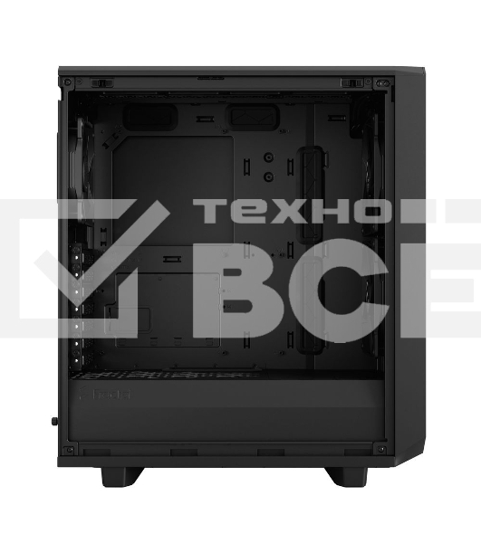 Корпус Fractal Design MESHIFY 2 COMPACT BLACK - TG / ATX, TG / 2x140mm & 1x120mm fans inc. / FD-C-MES2C-03