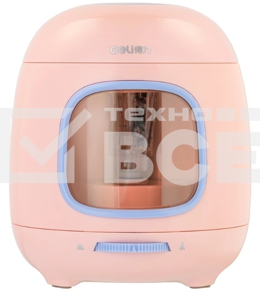 Точилка для карандашей электрическая Deli VA13PINK пластик розовый