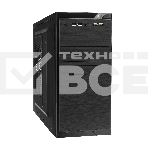 Компьютерный корпус Minitower ExeGate QA-412U-UNS400 (mATX, БП UNS400 с вент. 12см, 2хUSB+2хUSB 3.0, аудио, черный), фото4