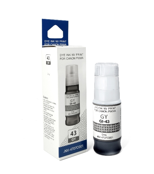 Чернила NVPrint GI-43 GY (NV-4707C001) для Canon Pixma G540, G640 (70 мл) Gray (в коробке) совместимые