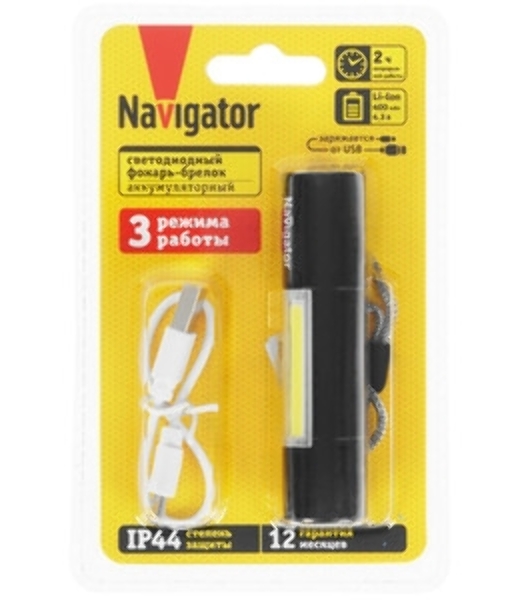 Фонарь Navigator NPT-CA06-3AA блист.