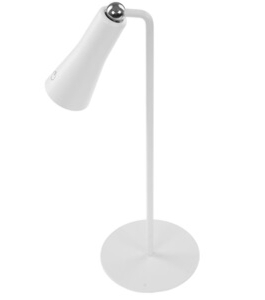 Светильник ULTRAFLASH (15721) UF-826 C01 белый (Led св-к настольный, 6Вт, 3 ур. яркости, 6000К, 4в1 трансформер)