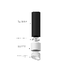 Корпус светильника C7533 SGR серый песок D80*H80mm MR16 GU5.3, фото5