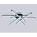 Потолочный светодиодный светильник Ambrella light FL6252 BK черный 97W 3000K-6400K 805*760*170 (ПДУ ИК), фото5