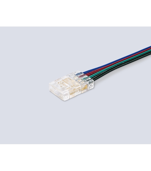 GS7411 Соединитель гибкий односторонний COB RGB 12/24V для лент 10mm (4 конт.) (5шт)
