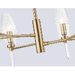 Люстра Ambrella light LH55201/6 BS/CL латунь/прозрачный E14*6 max 40W D660*520, фото3