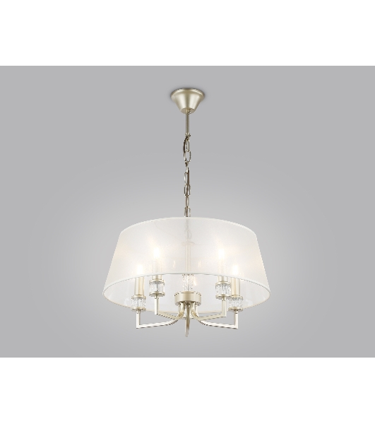 Люстра Ambrella light LH71211/5 CGD золото E14/5 max 40W D500*700
