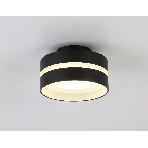 Светильник Ambrella light TN5421 SBK/FR черный песок/белый матовый GX53 IP20 D95*60, фото4