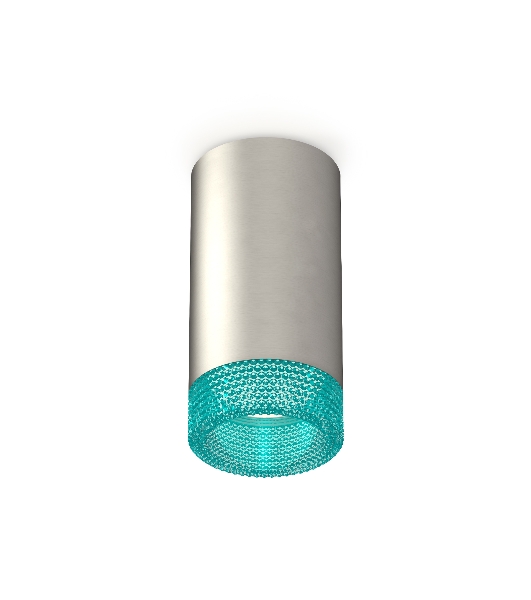 Светильник Ambrella Light XS6324021 SSL/BL серебро песок/голубой MR16 GU5.3 (C6324, N6153)