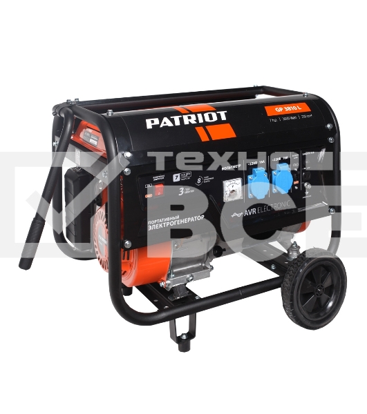 Электрогенератор бензиновыйPatriot GP 3810L, 3 кВт, 67 дБ, 46 кг