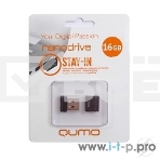 Флэш Диск QUMO 16GB NANO QM16GUD-NANO-B Black, фото2