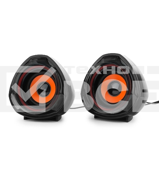 Колонки Акустич. система 2.0 Gembird SPK-105, черный, 5 Вт, регулятор громкости, USB-питание
