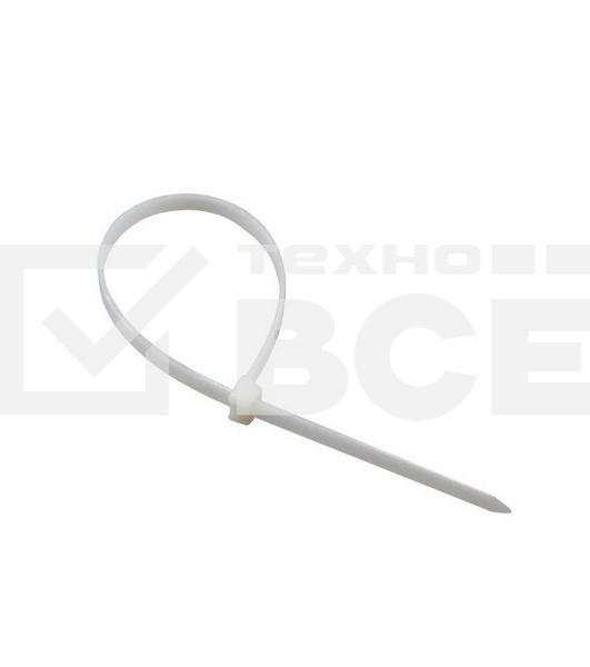 Хомут кабельный 2.5х150 нейл. бел. (уп.100шт) Rexant 07-0150