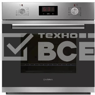 Духовой шкаф электрический Darina 1U5 BDE 112 708 X5 серебристый, встраиваемый