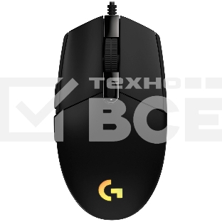 Мышь проводная Logitech G102 LIGHTSYNC черный, 8000 dpi, USB, кнопки - 6
