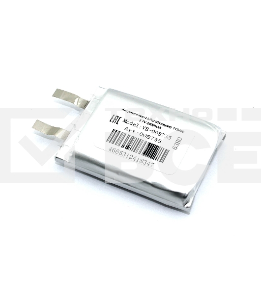 Аккумулятор Li-Pol (батарея) 113450 3.7V 2400mAh