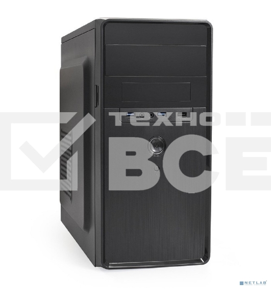 Компьютерный корпус Minitower ExeGate EX286439RUS BA-309U2-400W-8 (mATX, БП AA400 с вент. 8см, 1*USB+2*USB3.0, HD аудио, чер)