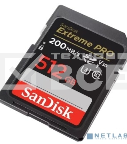 Карта памяти SANDISK SDXC 512GB UHS-1 SDSDXXD-512G-GN4IN