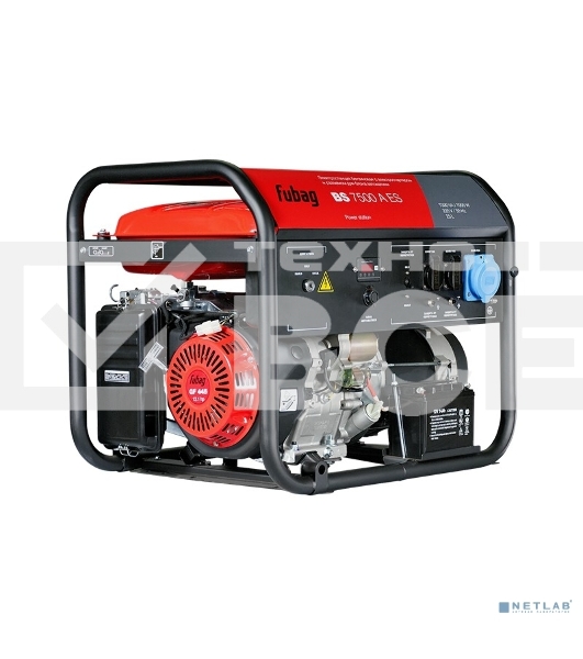 Электрогенератор бензиновый FUBAG BS 7500 A ES, 7 кВт, 80 дБ, 92.8 кг