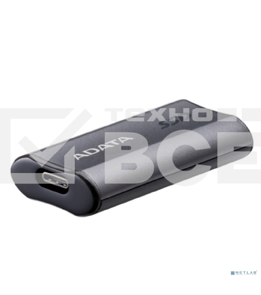 Твердотельный диск A-DATA External SC750 серый SC750-500G-CCBK 500GB USB 3.2 Gen 2 Type-C, [R/W -1050/1000 MB/s]