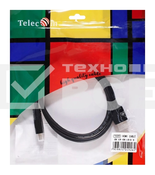 Кабель HDMI 19M/M,ver. 2.1, 8K@60 Hz 1m Telecom <TCG255-1M>