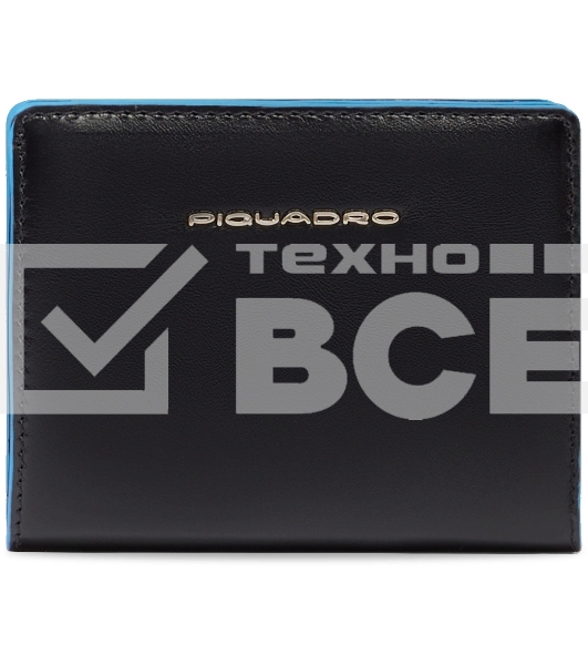 Кошелек женский Piquadro Blue Square PD6660B2R/N черный натур.кожа