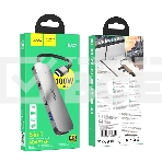 Разветвитель USB-C Hoco HB27 4порт. серый, фото10