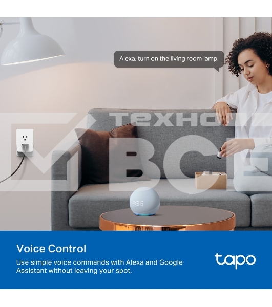 Умный сетевой фильтр TP-Link Mini Smart Wi-Fi Plug, Energy Monitoring, Matter