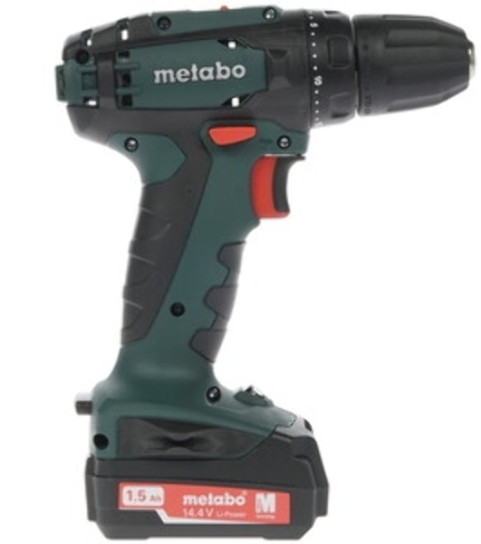 Дрель-шуруповерт Metabo BS 14.4 602206550, 14,4 В, 1,5 Ач, 40 Нм, щеточный