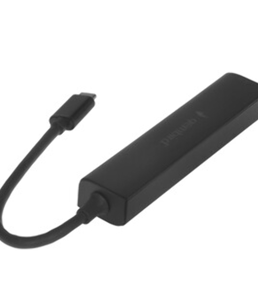 USB-концентратор Gembird UHB-C364, USB 3.0, USB 4 порта, USB Type-C / с доп питанием