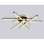 Потолочный светодиодный светильник Ambrella light FL6252 BK черный 97W 3000K-6400K 805*760*170 (ПДУ ИК), фото4
