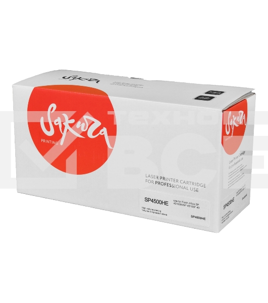Картридж Sakura SP4500HE Ricoh Aficio SP 4510DN, Ricoh Aficio SP 4510SF, черный, 12000 к.