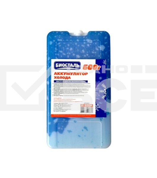 Аккумулятор холода 600 гр. (BIOSTAL) IP-600M