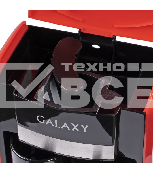 Кофеварка капельная Galaxy Line GL 0708 красный, исп. кофе - молотый, 0,3 л, 750 Вт.