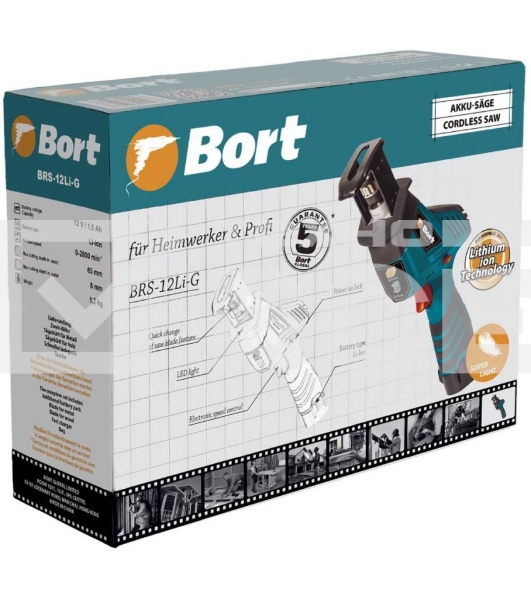 Сабельная пила Bort BRS-12Li-G