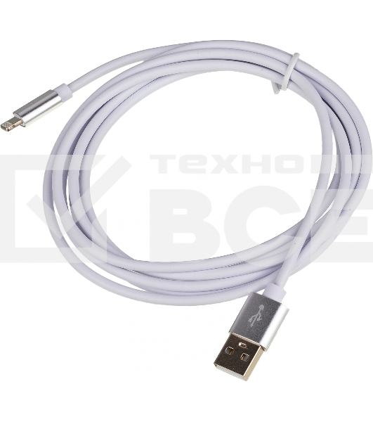 Кабель USB (m)-Lightning (m) 2м белый