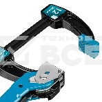 Струбцина реечная Gross быстрозажимная, металлический корпус, рычажный храповый механизм, 12