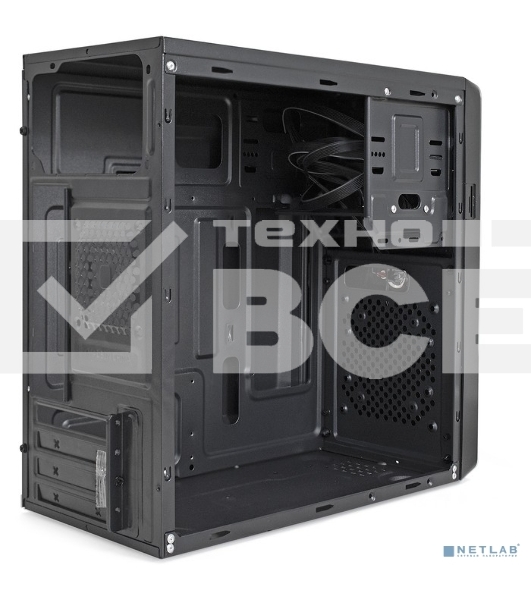 Компьютерный корпус Minitower ExeGate EX286439RUS BA-309U2-400W-8 (mATX, БП AA400 с вент. 8см, 1*USB+2*USB3.0, HD аудио, чер)