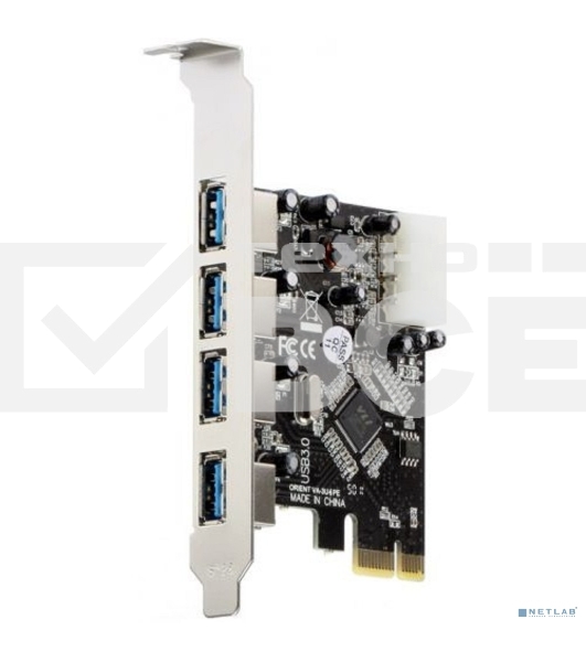 Контроллер PCi-Express ORIENT (VA-3U4PE) OEM