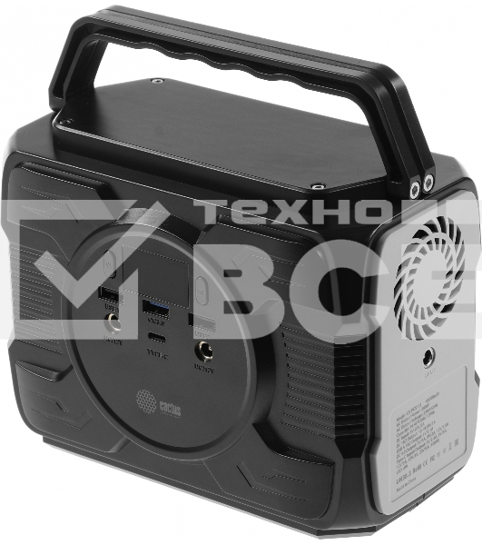 Портативный аккумулятор Cactus CS-PCS172 48000mAh 2.1A 2xUSB черный/серый