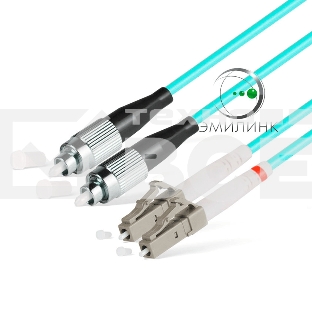Шнур оптический NTSS PREMIUM dpc LC/UPC-LC/UPC 50/125 (OM3) 3.0мм 5м LSZH