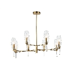 Люстра Ambrella light LH55202/8 BS/CL латунь/прозрачный E14*8 max 40W D800*520, фото11