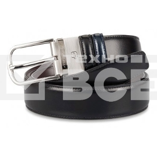 Ремень Piquadro CU3049C11/NB черный/синий натур.кожа
