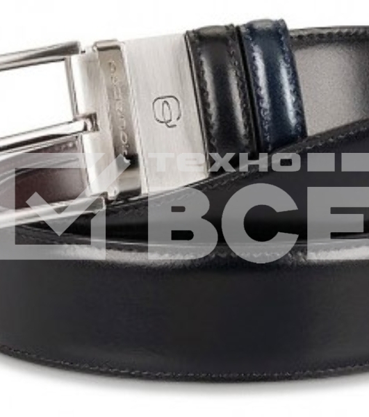 Ремень Piquadro CU3049C11/NB черный/синий натур.кожа