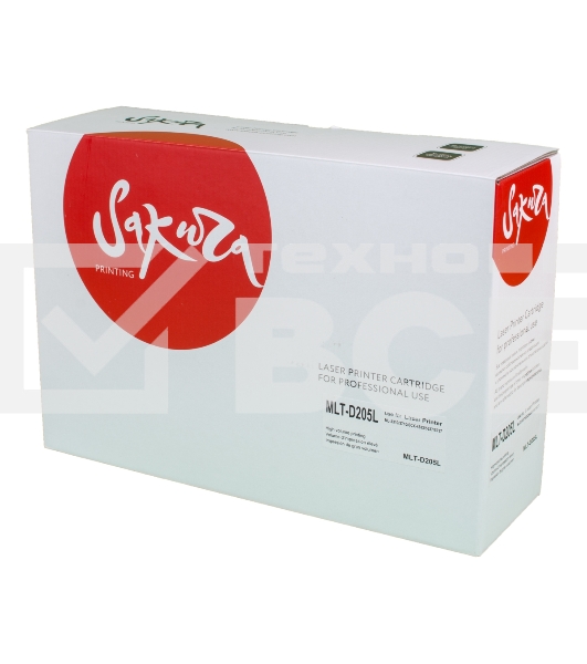 Картридж Sakura MLTD205L для Samsung ML-3310/3312/3710/3712ND SCX-4823/4833HD/5737/5637HR/5639/573, черный, 5000 к.