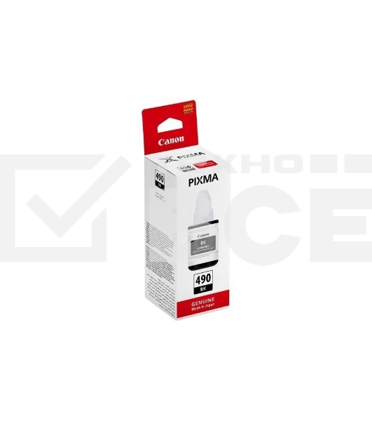 Чернила Canon GI-490BK 0663C001 черный для Canon Pixma G1400/2400/3400 (135мл)